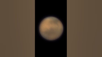 I pointed my telescope at Mars...
