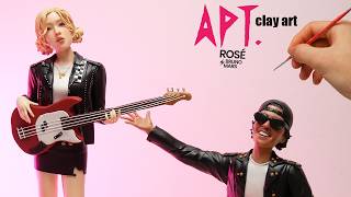ROSÉ & Bruno Mars made from polymer clay | APT 【Clay producer Leo】