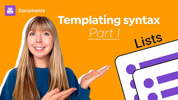 Plumsail Documents. Templating Syntax: Create Bullet Lists in templates | Part 1