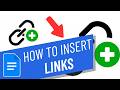 How to Insert Links in Google Docs
