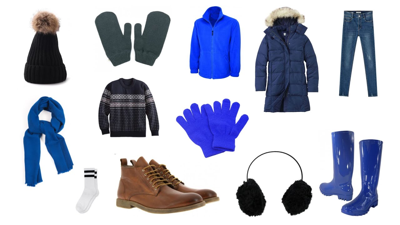 English Vocabulary - WINTER CLOTHES 