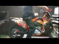 KTM 525 EXC Backfire ,Knallen, Feuer