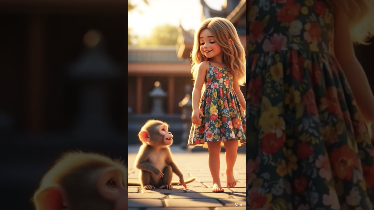 A Small Monkey’s Silent Love 💔 | Emotional Short