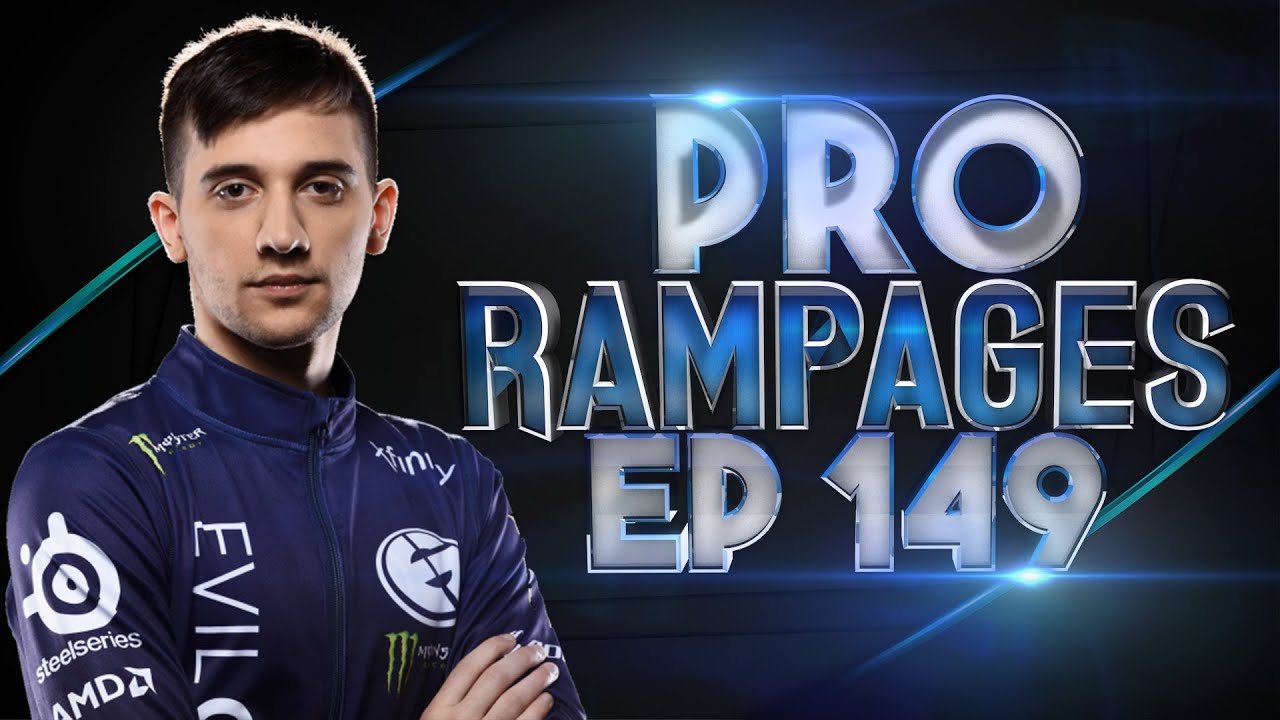 When DOTA 2 PRO PLAYERS enter BEAST MODE - BEST RAMPAGES 