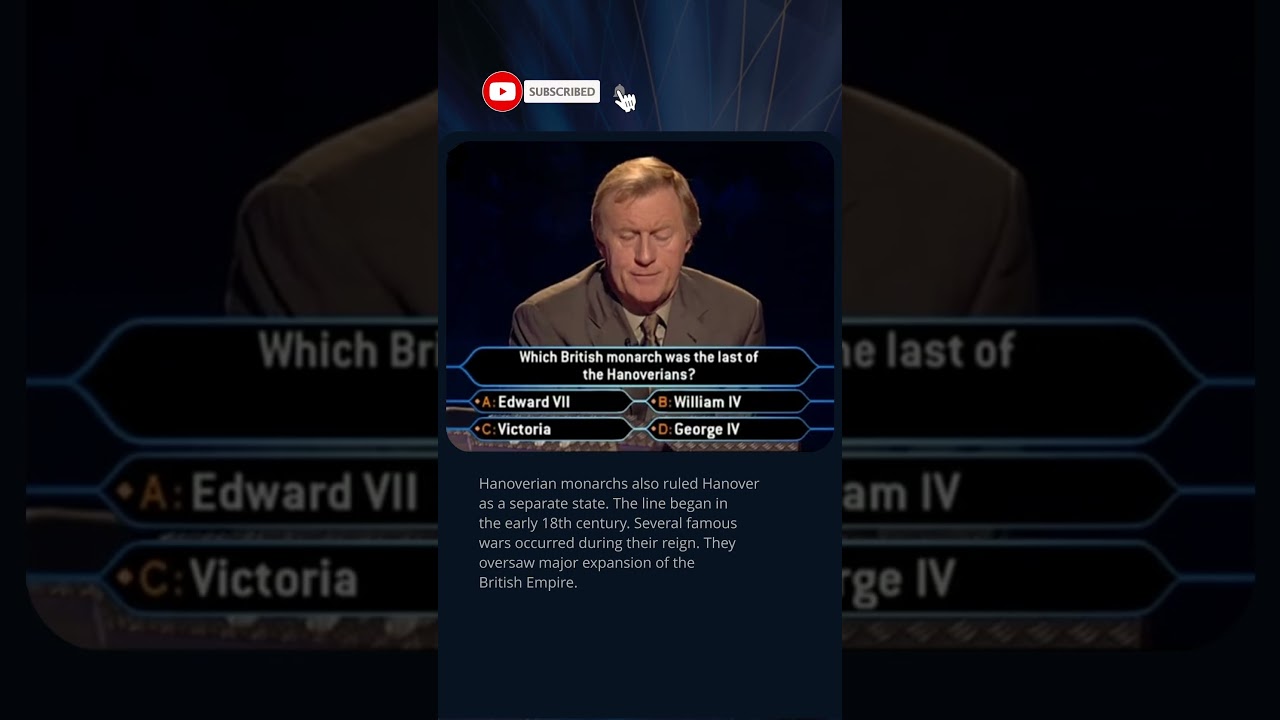 Who Was the Last Hanoverian Monarch?👑 