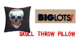 Halloween 2021 Skull Throw Pillow | Big Lots