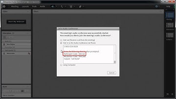Adobe Connect Four-Part Audio Tutorial -- Part 3 Integrated Audio