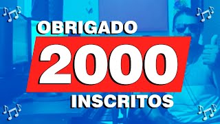 AGRADECIMENTOS AOS MAIS DE 2000 INSCRITOS #OBRIGADO