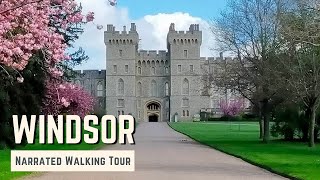 WINDSOR | 4K Narrated Walking Tour | Let&#39;s Walk 2023