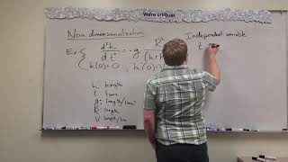 Math 547 Nondimensionalization