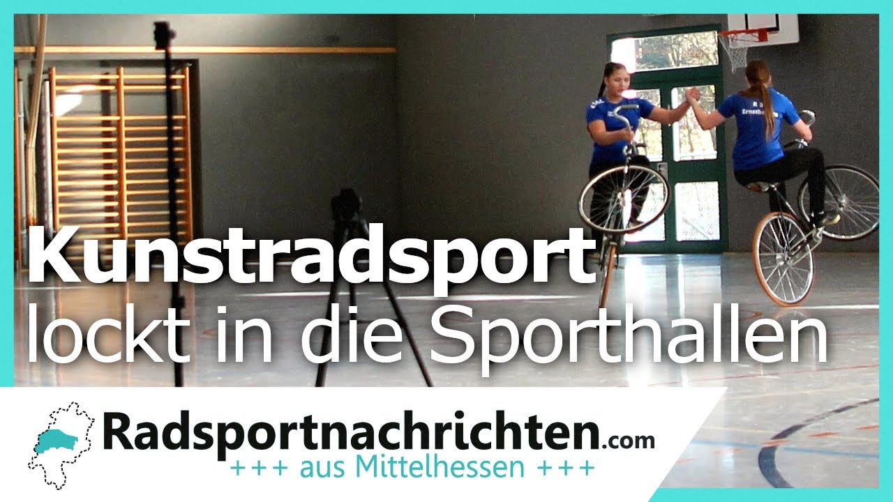 Außen grau, innen wow! Kunstradsport macht gewöhnliche Sporthallen super sehenswert