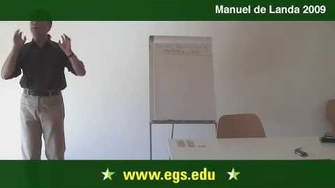 Manuel De Landa. Deleuze and The New Materialism. 2009. 1/11