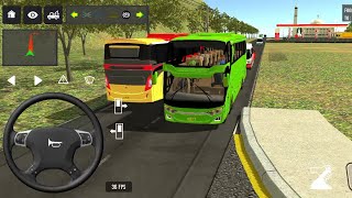 Euro Bus Driving Game 2024 Indonesia Bus Simulator Public Transportation Android Gameplay 1057