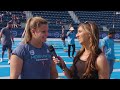 2018 Dubai CrossFit Championship - Day 3 Event 4 Interview Laura Horvath