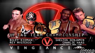 Rey Mysterio Billy Kidman Vs The Worlds Greatest Tag Team Vengeance 2003 Highlights
