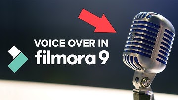 How To Record Voiceover In Filmora9  - Very Quick Tutorial (53 sec)