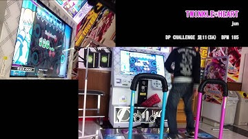 【DDR2013／DDR X3 vs 2ndMIX】TWINKLE♡HEART【DOUBLE CHALLENGE　足11】
