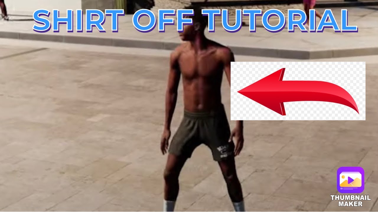 HOW TO TAKE YOUR SHIRT OFF IN 2k22 CURRENT GEN!!!! YouTube