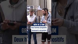 Two HIV-positive men on hunger strike against serophobia