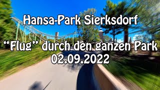 &quot;Flug&quot; durch den Hansa-Park Sierksdorf 2022