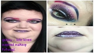 galaxy - lolo loves inspired makeup tutorial.