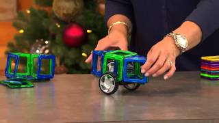 Magformers CruisersExtreme 44pc Magnetic Building Set w/ 2 Wheels with Stacey Stauffer screenshot 1