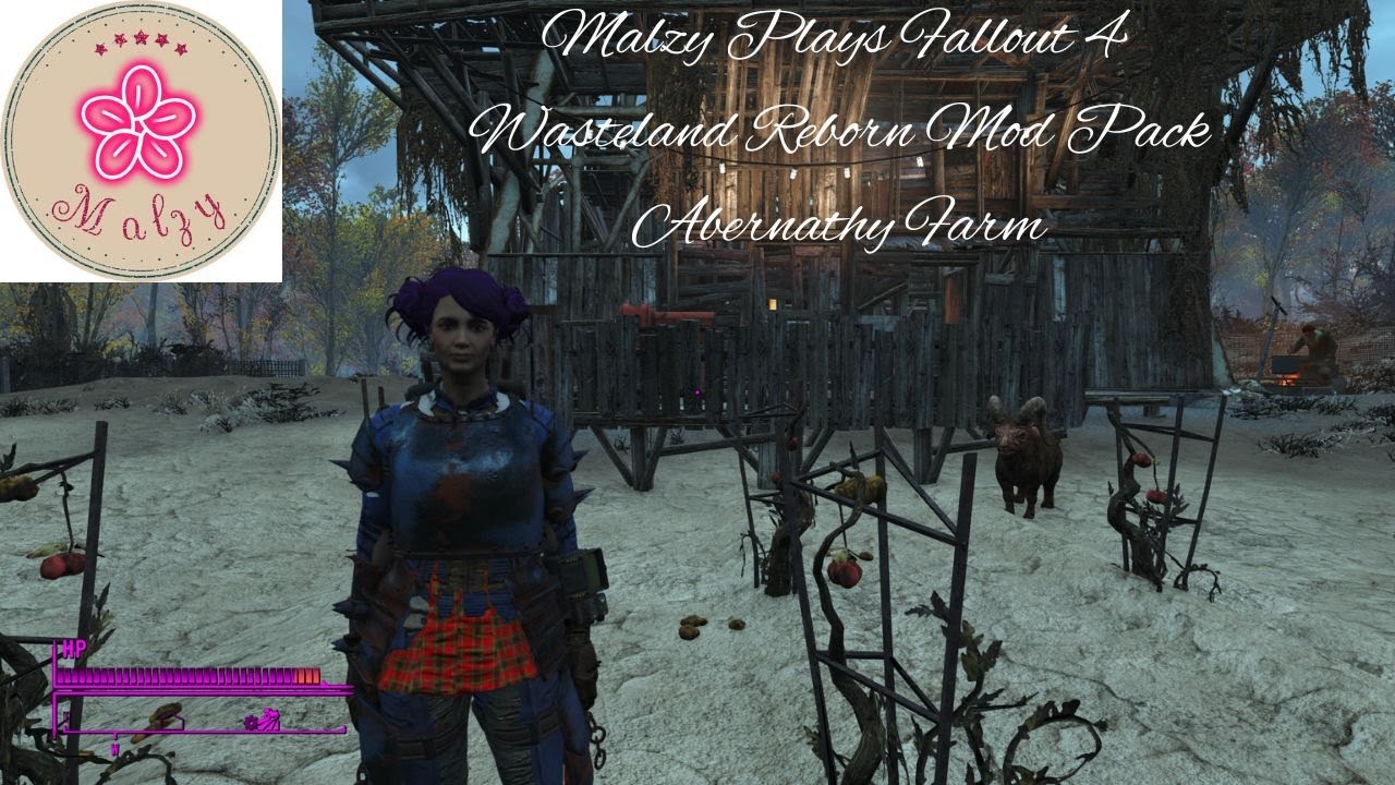 Malzy Plays Fallout 4 - Wasteland Reborn Mod Pack - More Abernathy Farm
