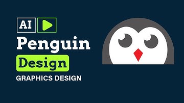 How to  Design Penguin Logo - Illustrator Tutorial | Graphics Design @Mdarafat_Technic