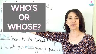 WHO'S OR WHOSE QUIZ: What's the Difference between Who's and Whose?