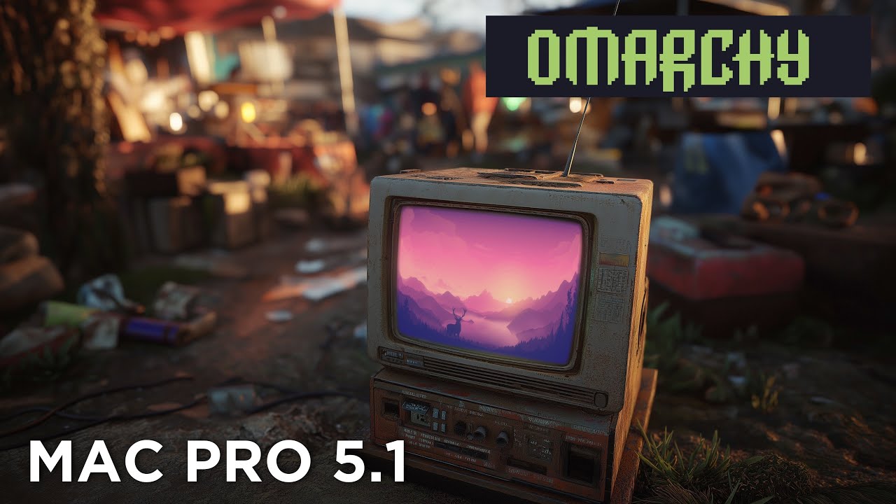 Mac Pro 5,1 + RTX 5060 Ti – Gaming on Omarchy in 2026