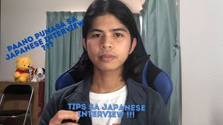 Paano pumasa sa Japanese Interview | TIPS sa interview