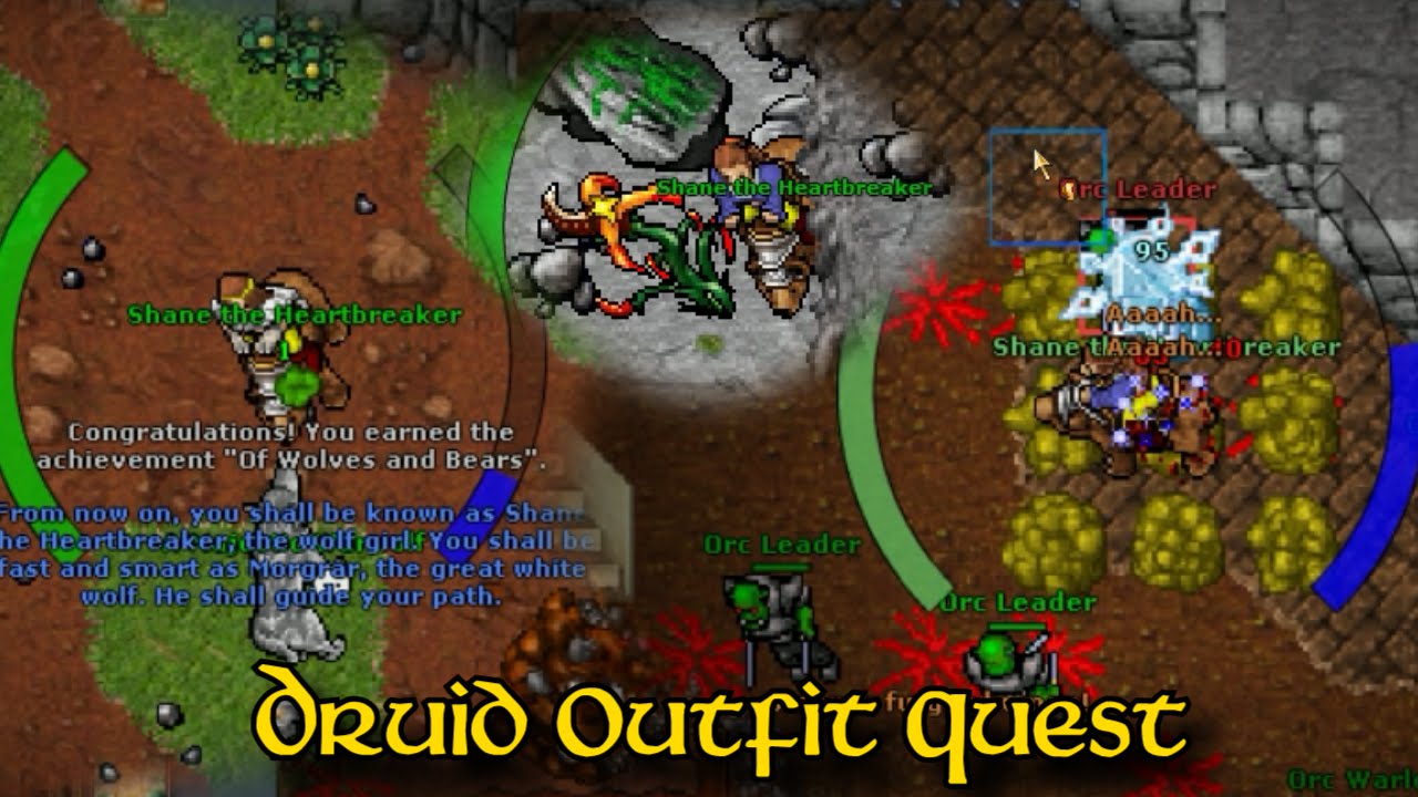 Druid Outfit Quest - Tibia - YouTube