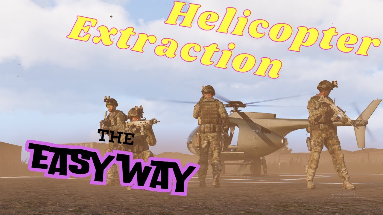 ARMA 3 Eden Helicopter Extraction The EasyWay