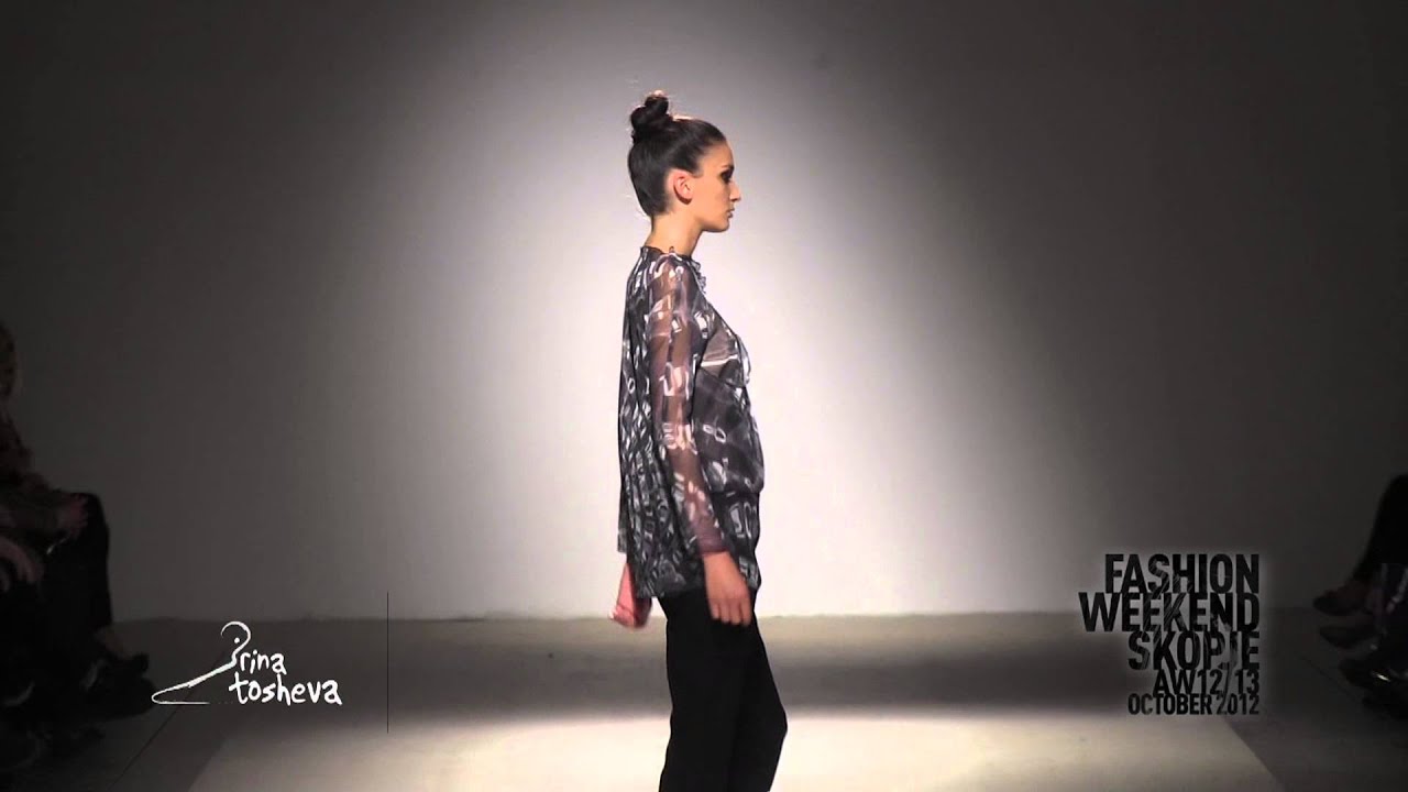 Irina Tosheva Collection AW1213 Fashion Weekend Skopje - YouTube