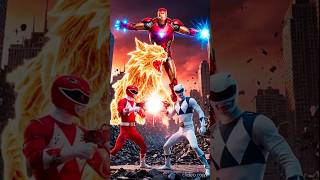 Power Rangers Takes on IRONMAN in EPIC Hero Battle #marvelhero #superhero #marvelcomics