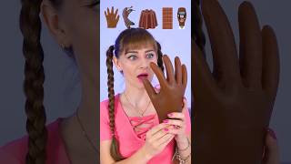 Asmr Emoji Eating Brown Food Jelly, Banana Mukbang
