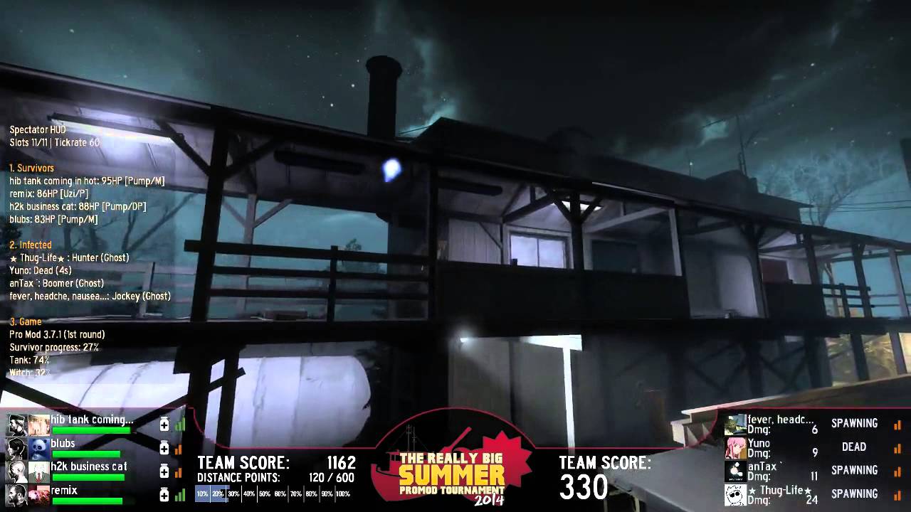 L4D2 // RBT Quarter-Finals: Long Shlong Dudes (NA) -VS- Non-Stop (EU)