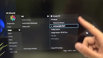 HP DreamColor Z32x – How to Manage Picture in Picture (PIP) Mode