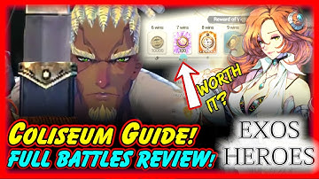 Exos Heroes Coliseum Guide! Full Battles Collection Review! Do