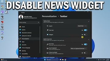 How To Disable the News and Interests Taskbar Widget in Windows 11 - Easy Fix