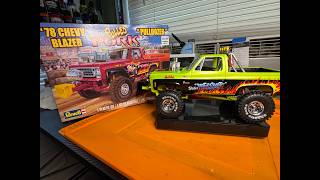Revell Pulldozer Build  1/24th Scale Chevy Blazer Pull Truck Full Build + Airbrush Tips 🔥