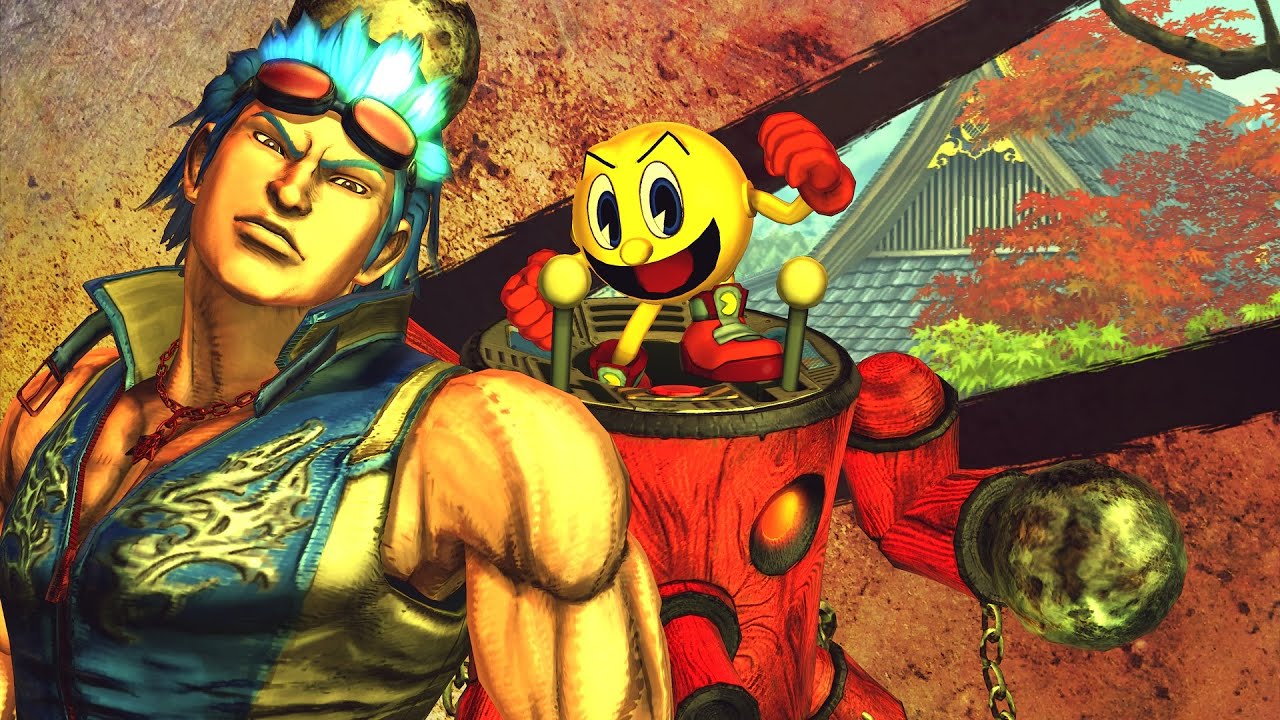 Street Fighter X Tekken Hwoarang and Pac Man (Team Sonic X PAC-Man Crossover!)