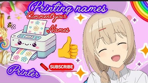 Writing my subscriber names in printer 🖨️#shotlive#virallive#viralprinter#names