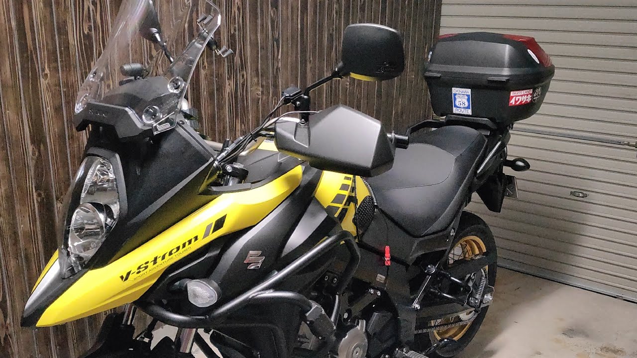 V-strom650xt トップケース取り付け - YouTube