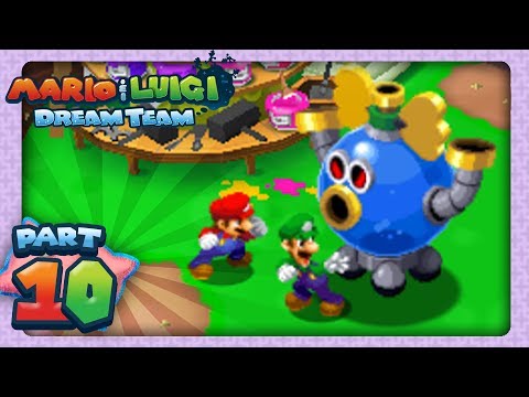 Mario & Luigi: Dream Team - Part 10 - Grobot - YouTube