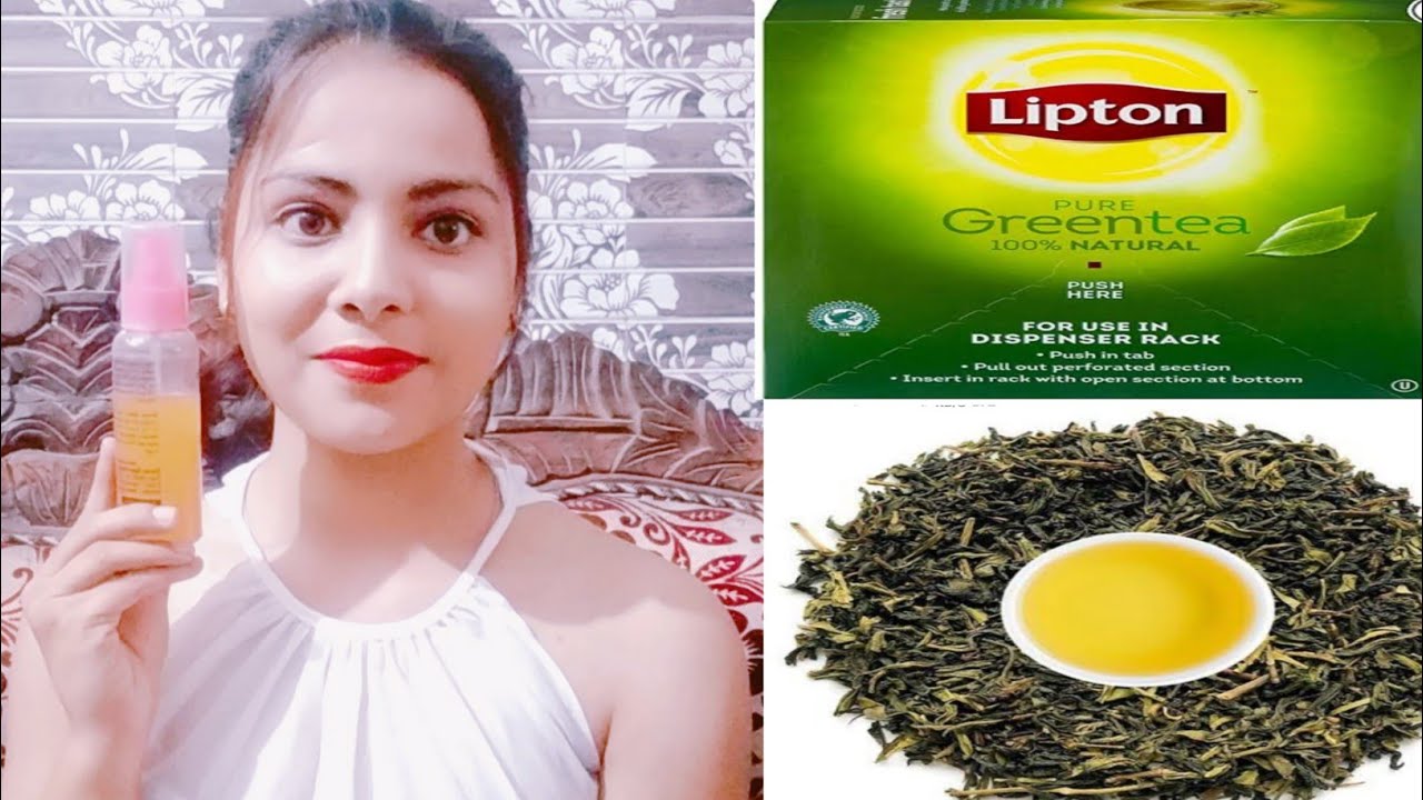 green tea toner for all skin types & antiinflammatory and antioxidant