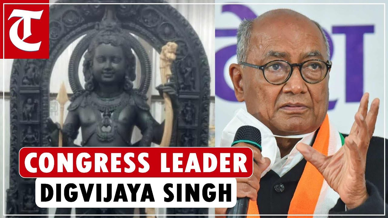 Congress leader Digvijaya Singh on Ram temple Pran Pratistha ceremony ...