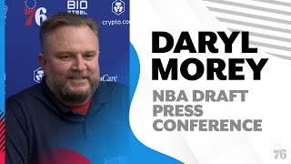 Sixers GM Daryl Morey caught SLEEPING on draft night! 