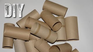 НОВОГОДНИЕ ПОДЕЛКИ из ВТУЛОК. Зимние поделки своими руками. DIY Christmas crafts. видео