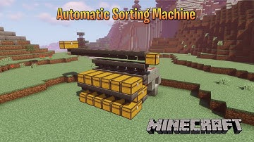 Minecraft Full Automatic Sorting System - 1.16/1.15 (Hindi)